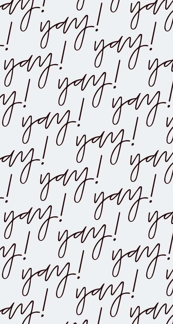 'Yay Print' desktop iphone wallpaper