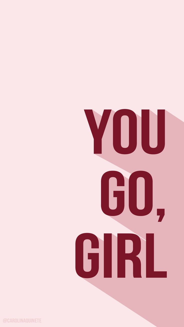 Wallpaper mobile YOU GO, GIRL // International Woman's Day
