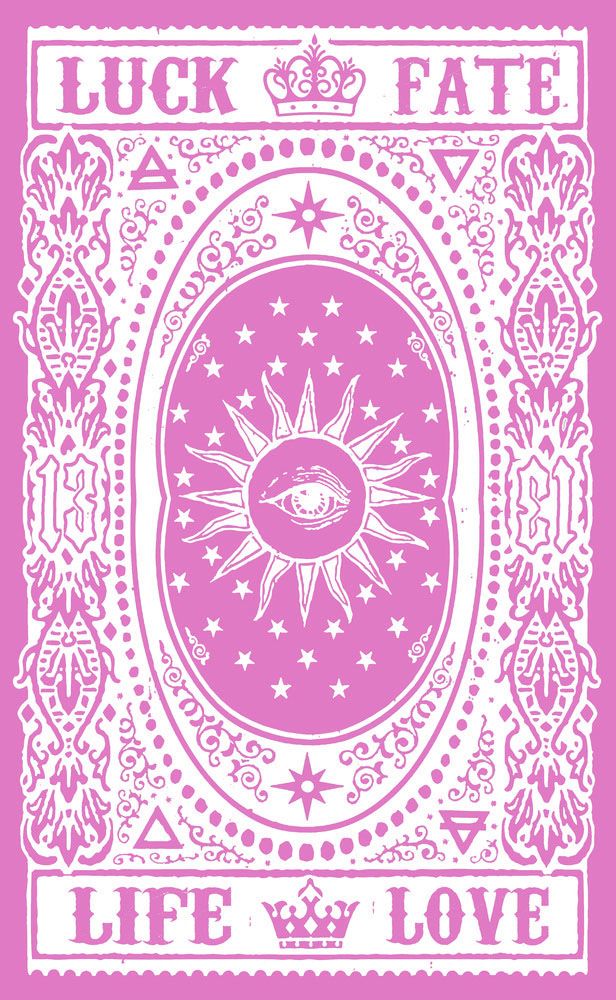 vintage tarot card