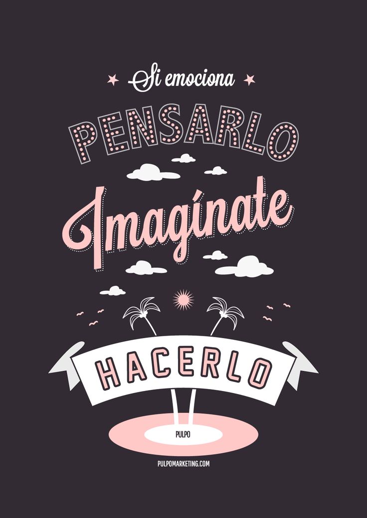 By Pulpo, Agencia Creativa de Marketing Online en Las Palmas y Madrid. #creatividad #diseño #tipografía #carteles