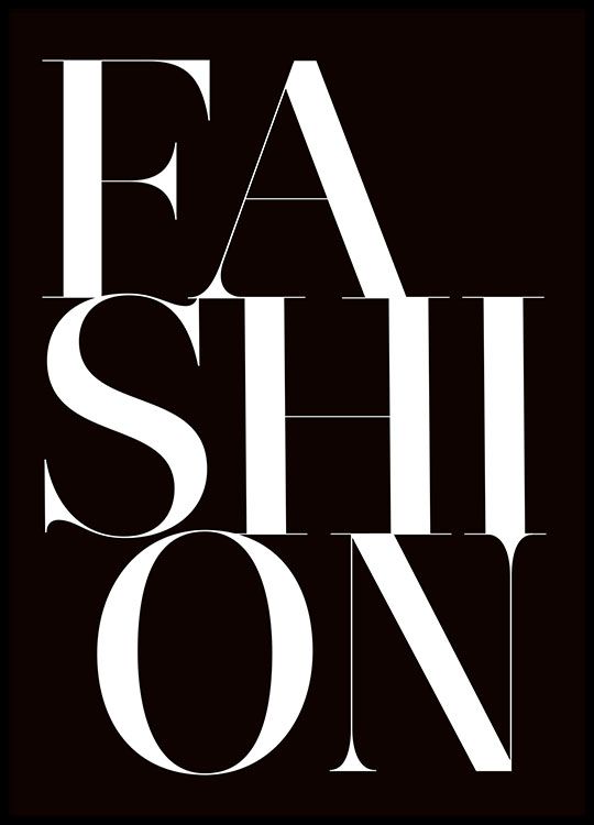 Black fashion, poster i gruppen Posters och prints / Storlekar / 30x40cm hos Desenio AB (8392)