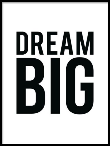 Poster Dream Big