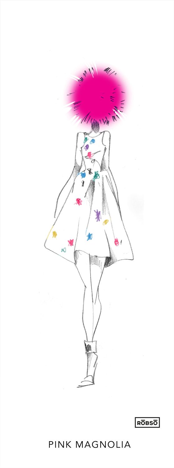 Rōbsō Illustration: Día 1 MBFWMx PV 2015 // Live Sketches