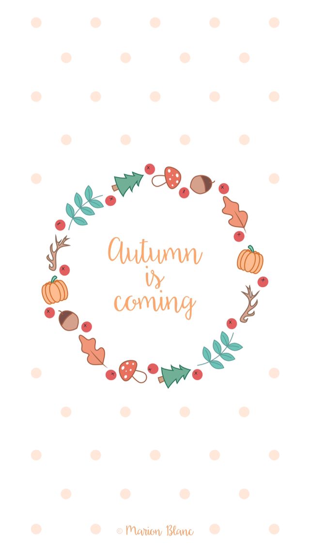 Autumn illustration vector ©Marion Blanc