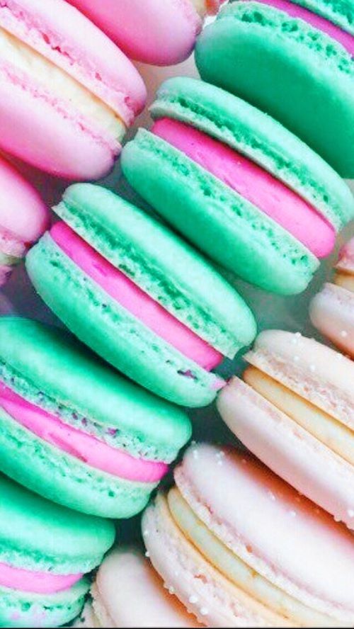 Pastel Macarons Wallpaper