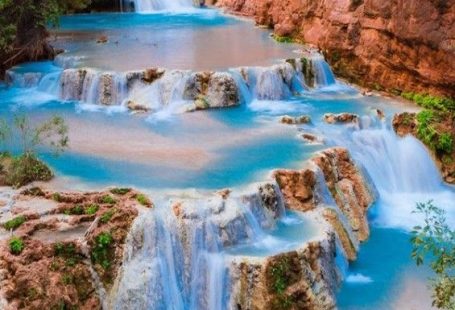 Beaver Falls in Havasu Creek by Jerry Cagle