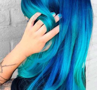 Fairy Blue Ombre Hair for Beautiful Girls ★ See more: glaminati.com/...