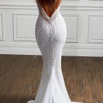 24 Trumpet Wedding Dresses That Are Fancy & Romantic ❤️  pallas couture v back sexy trumpet wedding dresses ❤️ Full gallery: weddingdressesgui...