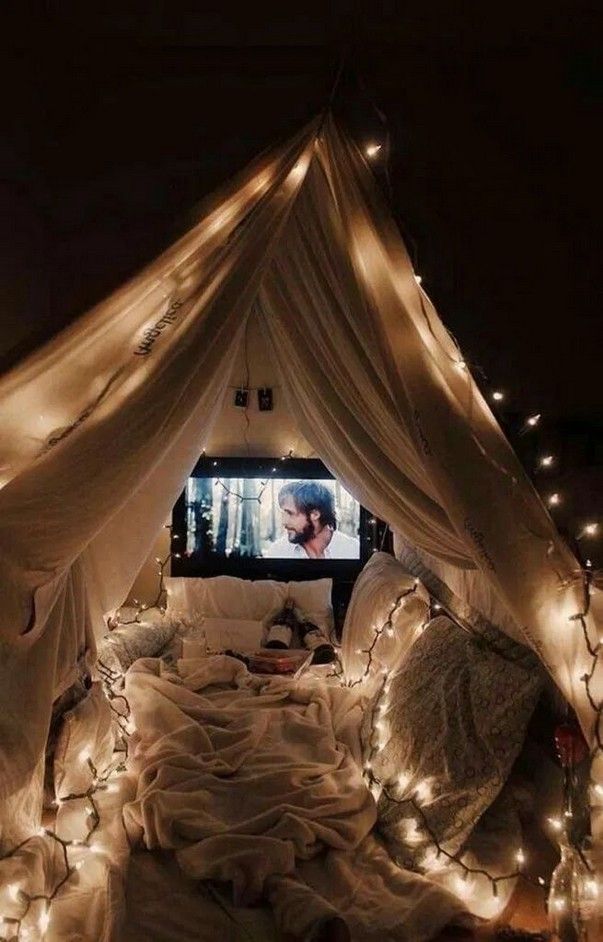 50+ Beautiful Led String Lights Decor Girls Bedroom #bedroomdecoration #bedroomdesign #ledstringideas • Homedesignss.com