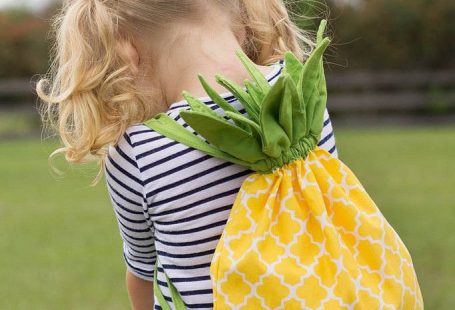 Find this pineapple backpack tutorial at Stitched by Crystal.