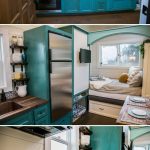 From Oregon-based Tiny Heirloom is the 170-square-foot Archway Tiny Home. The home was named after the archway that spans across the front of the main floor bedroom.