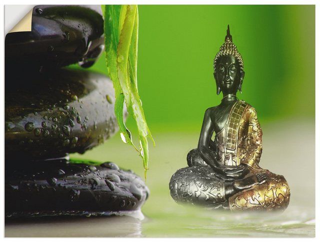 Wandfolie »Claudia Burlager: Buddha und Steine«