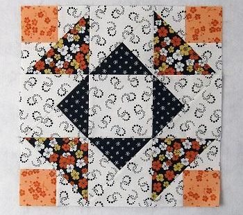 Aunt Dinah Quilt Block Free Pattern
