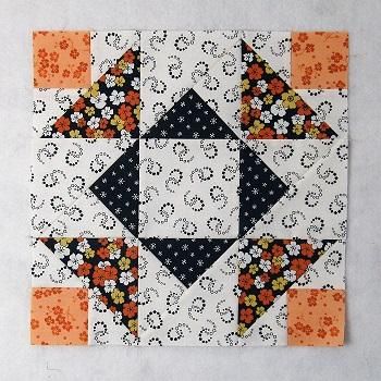 Aunt Dinah Quilt Block Free Pattern