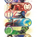Avengers Endgame Promo Art - Original Avengers