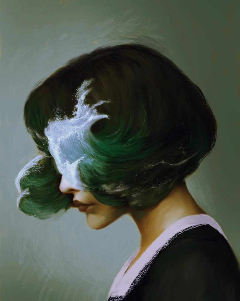 Digital illustrations by Aykut Aydoğdu - INAG | I Need A Guide | #art #painting
