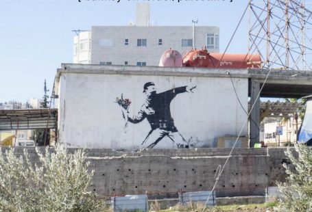 How I went to Bethlehem in the Westbank to explore works by famed street artist Banksy and discovered even more stunning street art. This post also includes practical info on how to get to and around Bethlehem.  #palestineitinerary #israelitinerary #streetart via Notes on Traveling