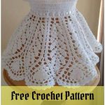 Beautiful Lotus Baby Dress Free Crochet Pattern #Freepattern #Crochet