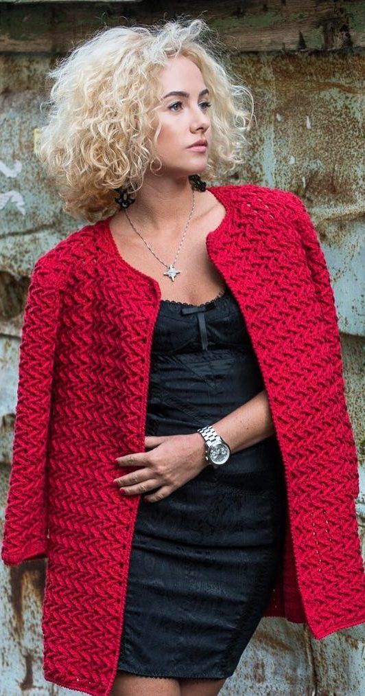 Beautiful and Cool Crochet and Knitting Dresses, Tops and Cardigan Ideas