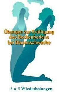 Beckenbodengymnastik bei Blasenschwäche gut für den #garten und Gärtner