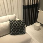 Salon, Kırlent, Modern stil, Fon perde, Perde