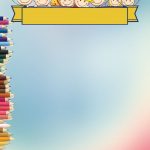 Cartoon educational display background material Background Image