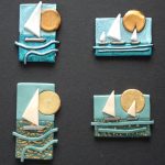 Claire Fairweather - polymer clay artist, designer and tutor: Polymer Clay vs Friendly Plastic for brooch designs