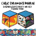 Cube Mural Inspired by Street Artist Thank YouX