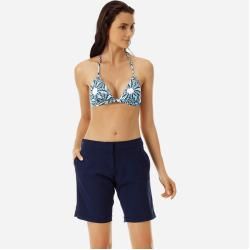 Damen Ready to Wear - Lange Solid Badeshorts für Damen - Shorty - Franka - Blau - S - Vilebrequin Vi
