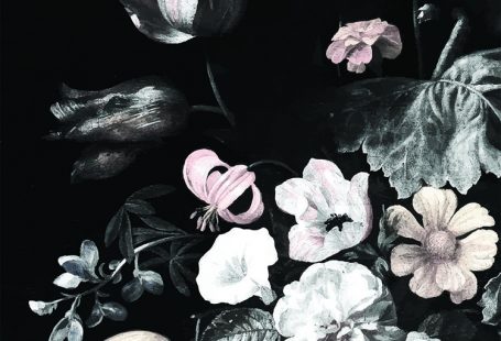 Dark Floral Mural // Still Life Flowers - Rachel Ruysch
