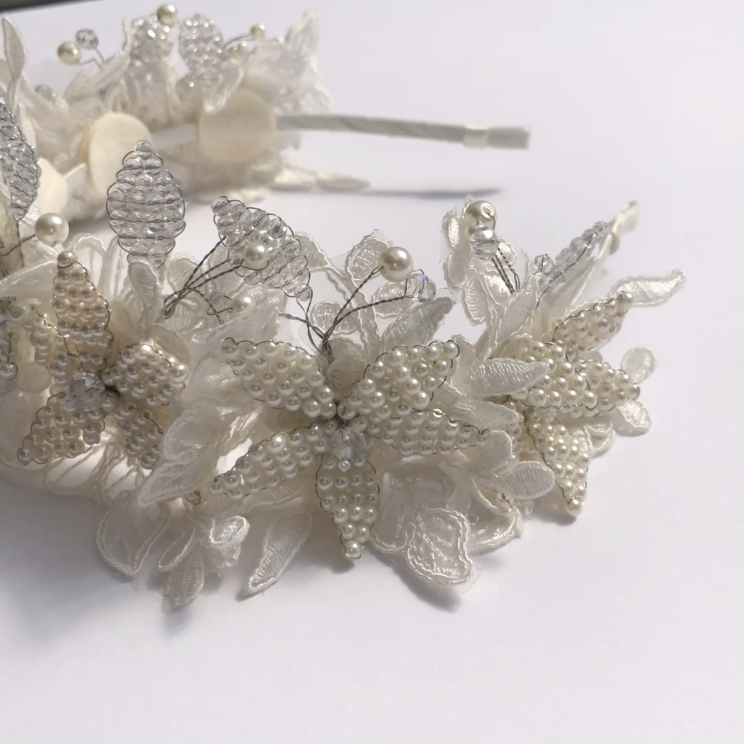 Sienna Likes to Party are the specialists in designer, hand crafted hair accessories and jewelry. Each luxury piece is created with the best of lace, pearl and cut crystal beads. Worldwide shipping.