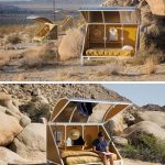 Deze futuristische camping in de woestijn bestaat uit mini-vakantiehuisjes - Roomed