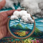 Diese Stickerei Künstler verwendet Faden anstelle von Farbe, um erstaunliche Landschaft zu erstellen ... - #anstelle #Diese #erstaunliche #Erstellen