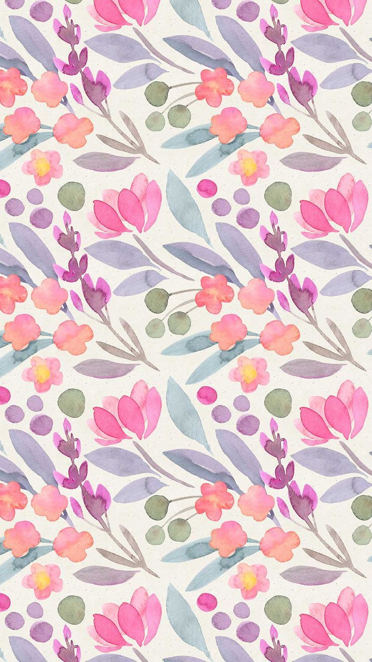 Watercolor Botanicals - Free Digital Wallpaper Download | Girl, Do It
