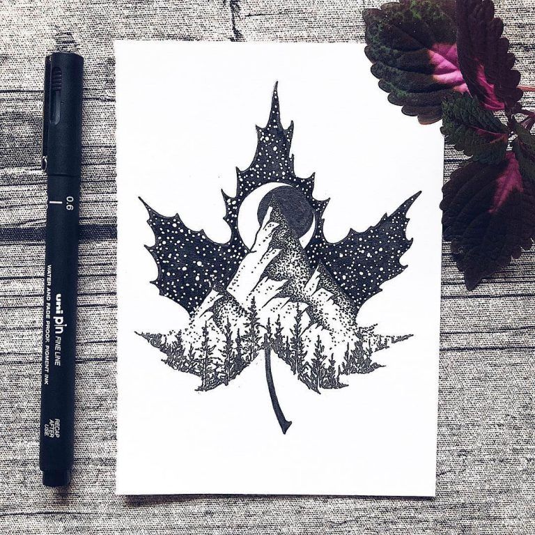Dot Illustrations of Nature Eases the Anxiety of This Amazing Artist