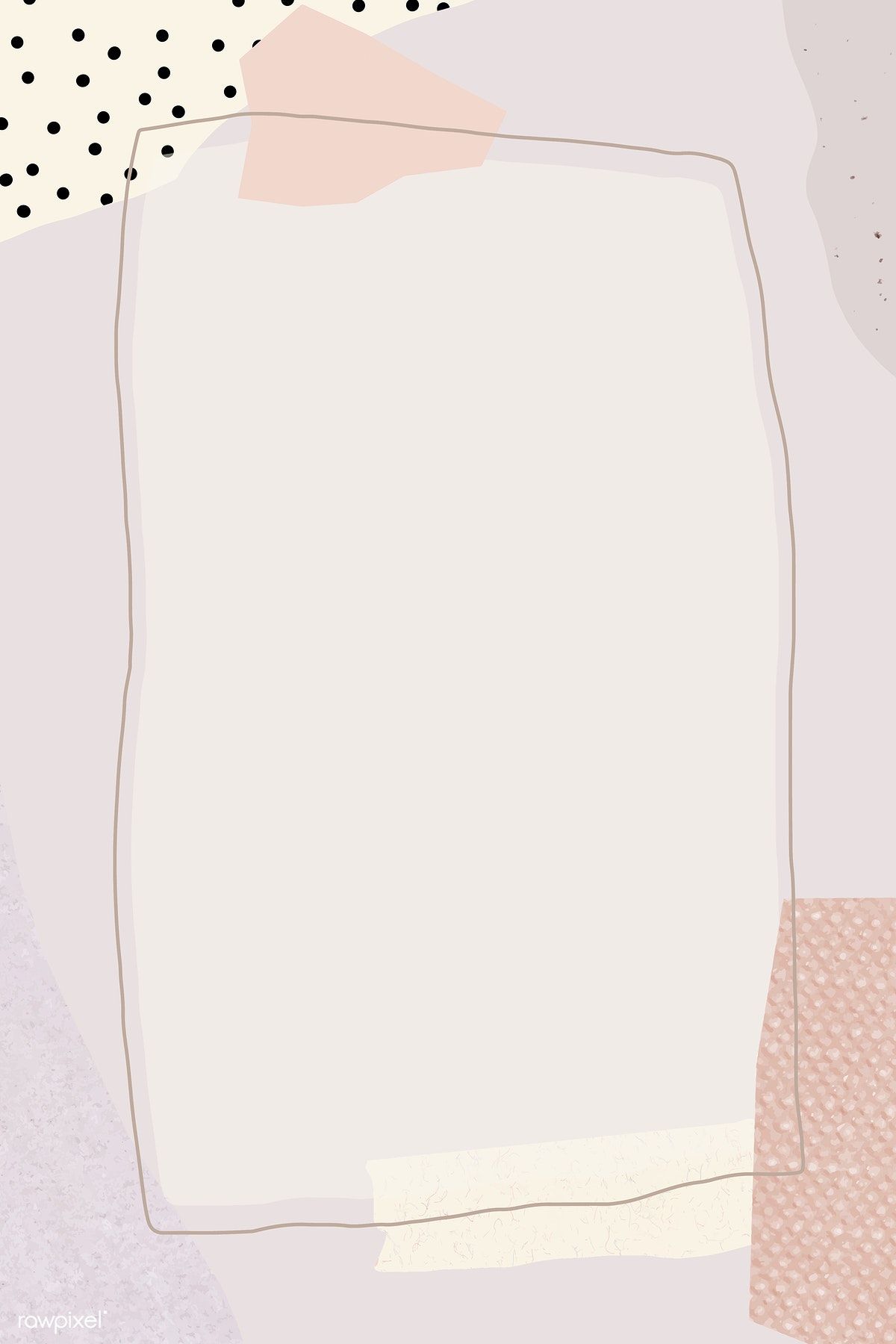 Blank rectangle purple frame design vector | premium image by rawpixel.com / marinemynt