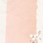Crumpled ripped pink paper background vector
