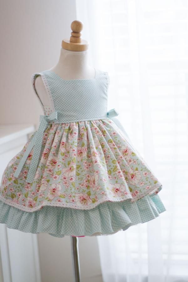 Summer Blooms Blue Isabella Dress