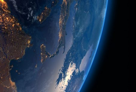 Live wallpapers for smartphone Looped video background for iPhone Earth at night, city lights