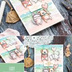 Easy watercolour background handmade card tutorial by Debby Hughes using supplies from Simon Says Stamp. Click to find out more. #handmadecard #homemade #watercolourtutorial