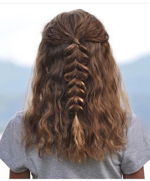 Eingängige umsponnene Frisur-Ideen für die Mädchen, die kurzes Haar haben #eingangige #frisur #haben #ideen #kurzes