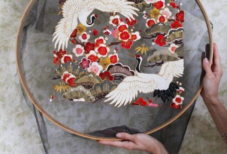 Embroidery Artist Makes Her Designs ‘Float’ In Mid-Air By Using Tulle