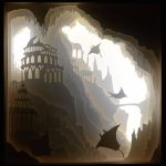 Enchanting Paper-Cut Light Boxes Illuminate Mythical Scenes