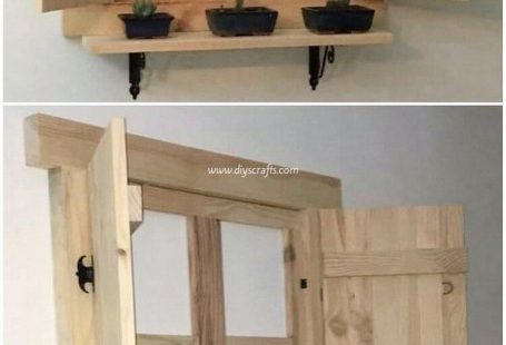 Let’s talk about this pleasant and much an artistically created wall décor design. This is no doubt about the fact that this idea of wood pallet is standing out to be the perfect piece of design as the wall decoration furniture designing for the home. See its brilliant creation!