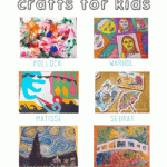 Great summer or anytime art/craft combo projects for kids (and adults)!