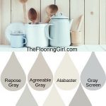 Farmhouse style paint shades from Sherwin Williams.  These modern farmhouse style shades will transform you home into a cozy rustic look.  #farmhouse #painting #farmhousestyle #rusticdecor