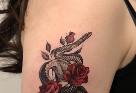 beautiful rose tattoos © tattoo artist dahong