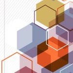 geometric album cover design background vector material, Color Geometric, Brochure, Magazine Cover, Background image