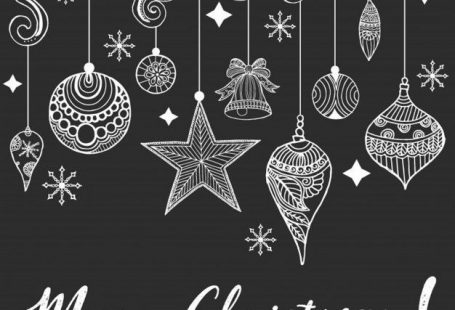 Hand Drawn Christmas Background #backgrounds #hand