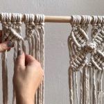 To watch a slower version check out our YouTube channel... #macramewallhanging #macramé #macrametutorial #macramecord